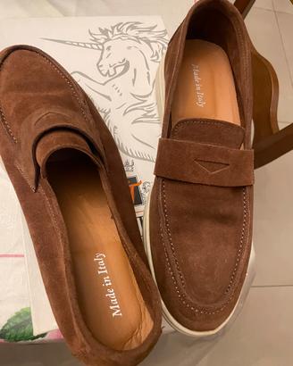 Mocassini Camoscio  Brown