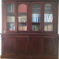 Libreria stile inglese mogano antico