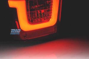 FANALI LED BAR VOLKSWAGEN VW T4 90-03 ROSSO FUMÉ E