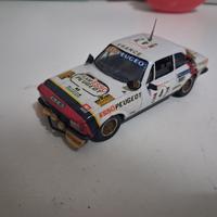 modellino 1/43 solido peugeot 504 coupe v6 rally
