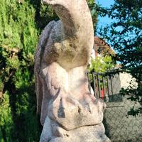statua coppia aquile 