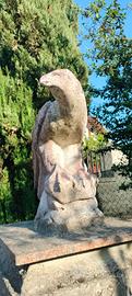 statua coppia aquile 