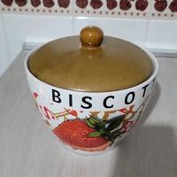 Biscottiera in ceramica