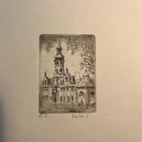 4 stampe mini litografie