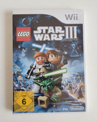 Gioco star wars III lego, per Wii.