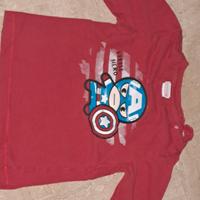 Maglietta Marvel Capitan America - 12-18 mesi
