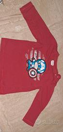 Maglietta Marvel Capitan America - 12-18 mesi