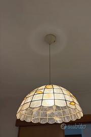 Lampadario madreperla da cucina