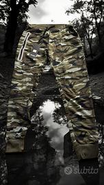 pantalone militare nuovo con cartellino