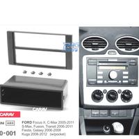 TELAIO NERO RADIO 1-DIN PER FORD FOCUS C-MAX S-MAX