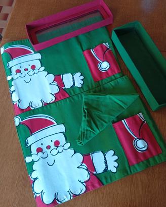 2 tovagliette di Natale in  tessuto 