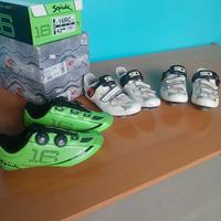 Scarpe, pedali, copriscarpe bici da corsa
