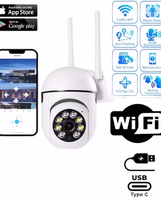 Telecamera wifi motorizzata wifi controllo remoto