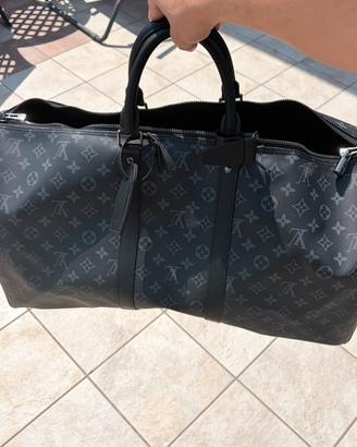 Borsone da viaggio Louis Vuitton grande 55cm nero
