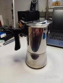 caffettiere inox marca nanni p & b da 6 tazze