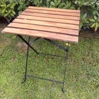 Tavolino legno e metallo - smontabile