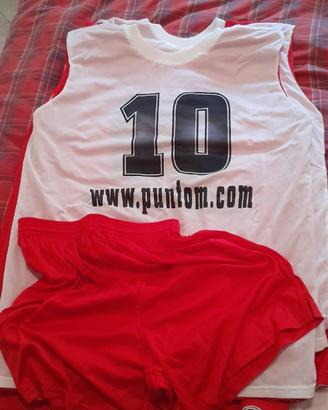 Magliette basket double face 11 pezzi