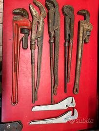 Lotto Pinze Gira Tubi Professionali