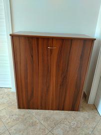 Mobile letto singolo a scomparsa 