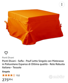 Pouf per cambio arredo