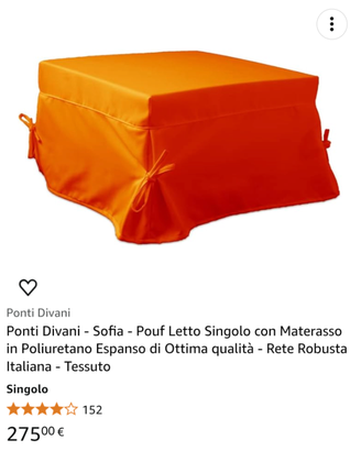 Pouf per cambio arredo