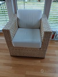 Gervasio poltrona in banano anche per esterno