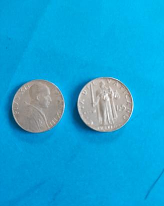 5 lire Vaticano anni 1951-1953