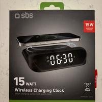 SVEGLIA CON RICARICA WIRELESS PER CELLULARE