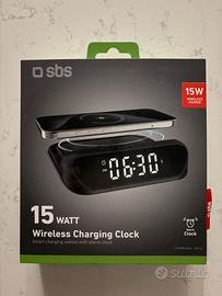 SVEGLIA CON RICARICA WIRELESS PER CELLULARE