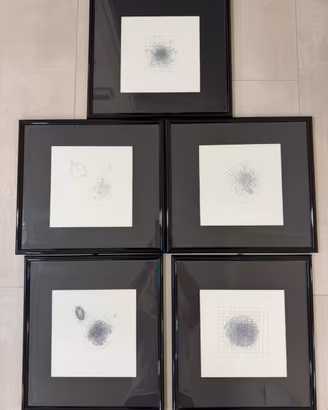 Raffaele Biolchini set 5 litografie numerate
