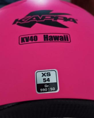 Casco Kappa rosa