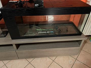 Acquario  artigianale 200 litri