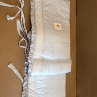 Completo lettino paracolpi copertina trapuntta