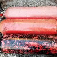 3 bombole metano auto da 24 litri con valvole