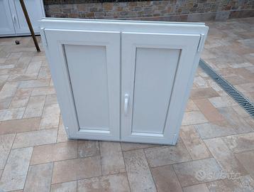 Finestra PVC doppia anta con ribalta