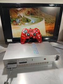 Sony PlayStation 2 fat silver con controller 