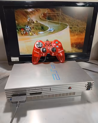 Sony PlayStation 2 fat silver con controller 