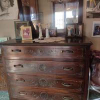 Como’ vintage   e 2 comodini com pietra orig