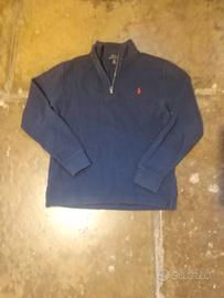 Polo Ralph Lauren originale felpa quarter zip L 14
