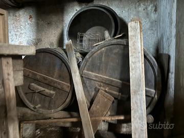 Botti antiche in legno