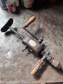 Trapano manuale vintage
