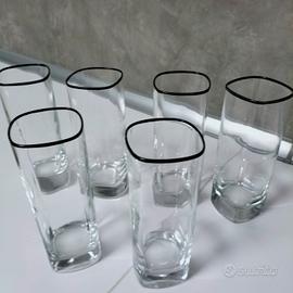 Bicchieri vintage anni 80 