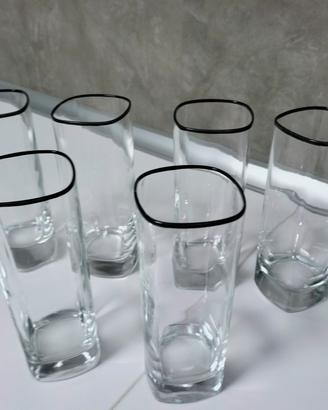 Bicchieri vintage anni 80 