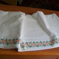 Lenzuolo matrimoniale FRETTE percalle NUOVO