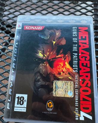 Metal Gear 4 guns of the patriots PS3