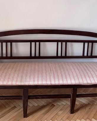 Panca da ingresso antica in legno