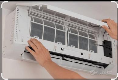 montaggio,pulizia climatizzatore 