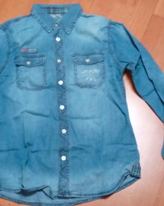 Camicia jeans ragazzo 