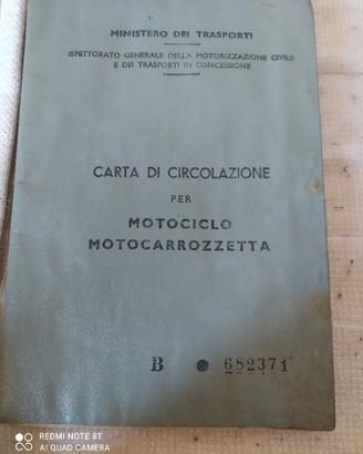 libretto vespa 150 anno 1959