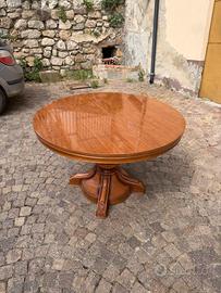 Tavolino rotondo allargabile